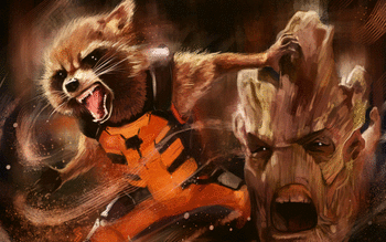 Groot Rocket Artwork screenshot