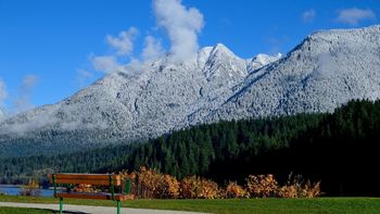 Grouse Mountain From Cleveland Dam screenshot