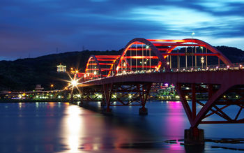 Guandu Bridge Taiwan screenshot