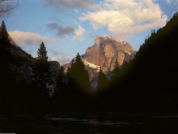 Half Dome Alpine Glow Yosemite National Park California screenshot