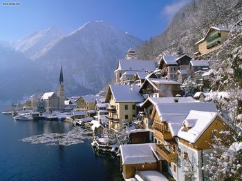 Hallstatt In Winter Austria screenshot