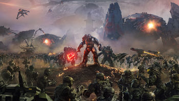 Halo Wars 2 Atriox Battlefield 4K screenshot