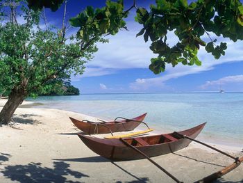 Hana Iti Beach Huahine Island Tahiti screenshot