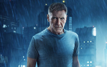 Harrison Ford as Rick Deckard Blade Runner 2049 4K screenshot