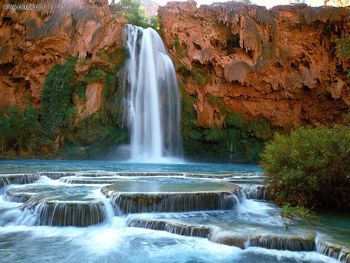 Havasu Falls Havasupai Indian Reservation Arizona screenshot