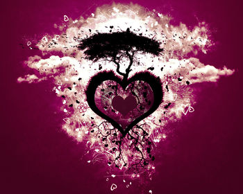 Heart Love Tree screenshot