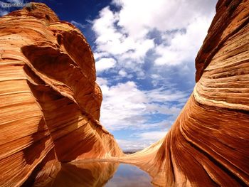 Hidden Pool Reflections Colorado Plateau Utah screenshot