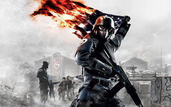 Homefront US Flag screenshot