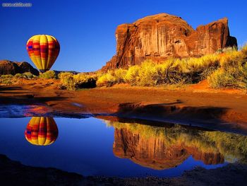 Hot Air Balloon Reflected Arizona screenshot