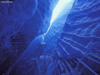 Ice Cave Spencer Glacier Alaska screenshot