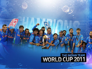 India Team World Cup 2011 screenshot