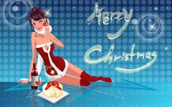 Intimate Christmas Vector Babe screenshot