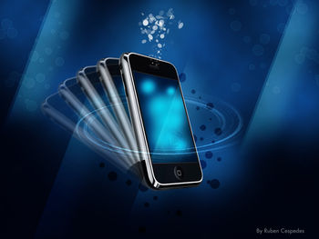 iPhone in Blue screenshot