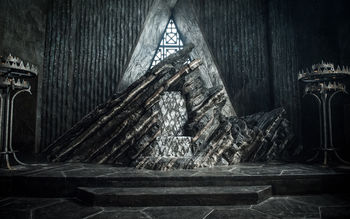 Iron Throne Game of Thrones 4K screenshot