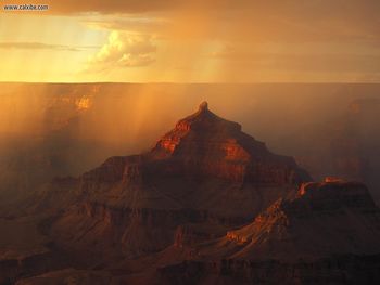 Isis Temple At Sunset Grand Canyon National Park Arizona screenshot