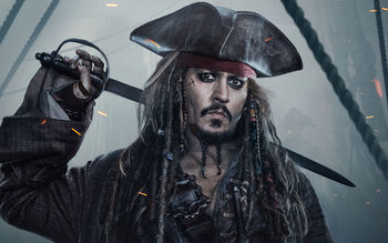 Jack Sparrow Pirates of the Caribbean Dead Men Tell No Tales 2017 screenshot
