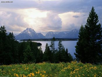 Jackson Lake And Grand Teton Wyoming screenshot