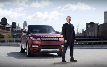 James Bond Range Rover Sport 2014 screenshot