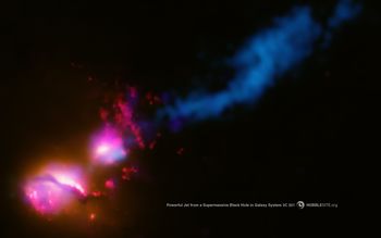 Jet From A Supermassive Black Hole screenshot