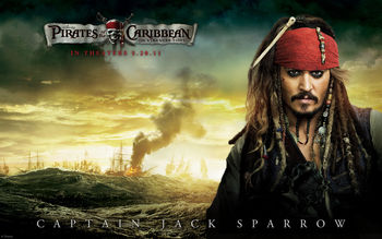Johnny Depp in Pirates Of The Caribbean 4 screenshot