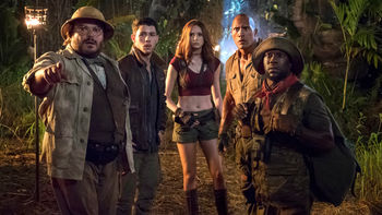 Jumanji 2 Welcome to the Jungle Cast 5K screenshot