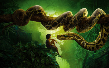 Jungle Book Snake Kaa Mowgli screenshot