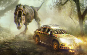 Jurassic World Mercedes Benz GLE Coupe screenshot