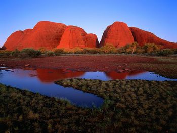 Kata Tjuta The Olgas At Sunset, Uluru Kata Tjuta National Park, Australia screenshot