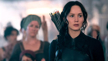 Katniss Jennifer Lawrence Hunger Games screenshot