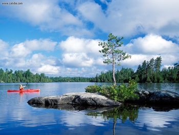 Kayaking In Boundary Waters Canoe Area Wilderness Minnesota screenshot