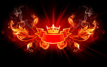 King of Fire Design HD Wide screenshot