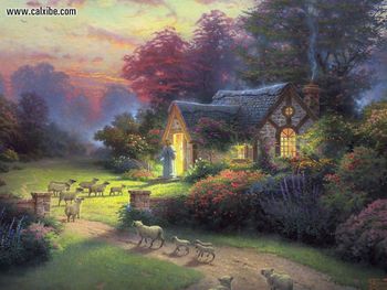Kinkade The Good Sheperds Cottage screenshot