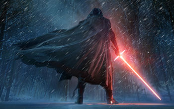 Kylo Ren Star Wars The Force Awakens Artwork screenshot
