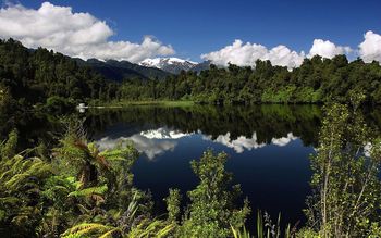 Lake Mapourika, New Zealand screenshot