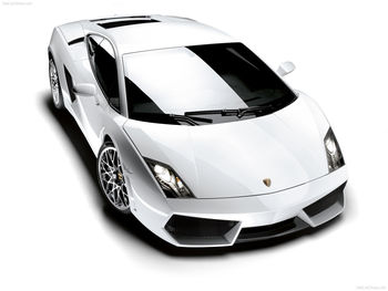 Lamborghini Gallardo LP in White screenshot