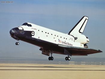 Landing STS26 Shuttle Discovery October screenshot