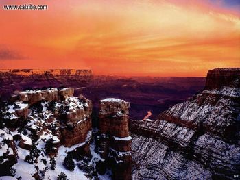 Landscape Snowy Grand Canyon screenshot