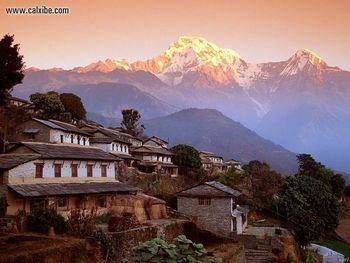 Landscapes Ghandrung Villageand Annapurna South Nepal Himalaya screenshot