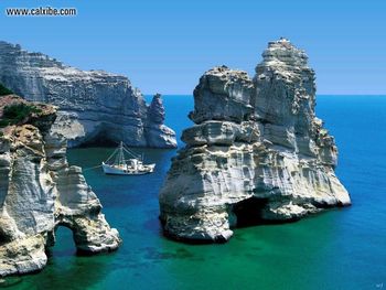 Landscapes Milos Island Greece screenshot