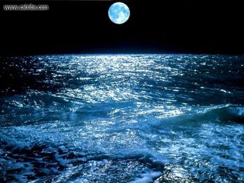 Landscapes Moonover Sea screenshot