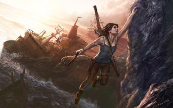Lara Croft Art screenshot