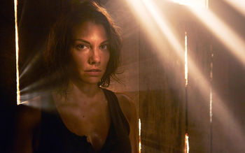 Lauren Cohan in Walking Dead Season 5 screenshot