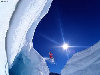 Leaping The Abyss Ruth Gorge Alaska screenshot