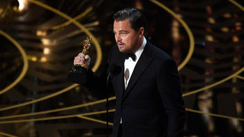 Leonardo DiCaprio Oscar 2016 screenshot