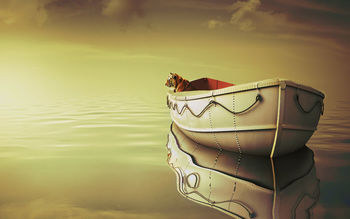 Life Of Pi Boat Tiger screenshot