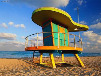 Lifeguard Station South Beach Miami Florida screenshot