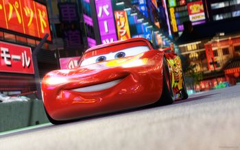 Lightning McQueen in Cars 2 screenshot