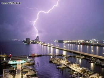 Lightning Striking Building screenshot