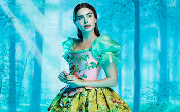 Lily Collins as Snow White screenshot
