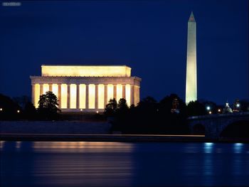 Lincoln Memorial And The Wa screenshot